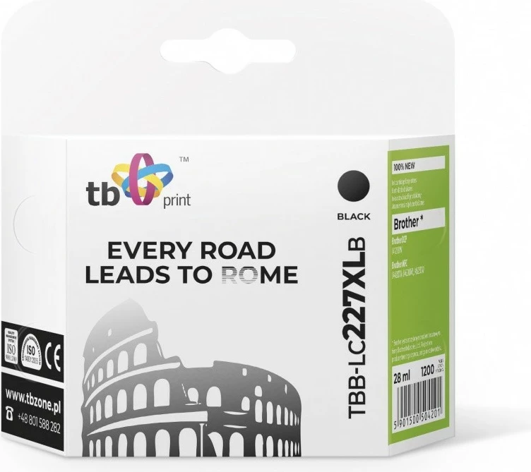 Toner TB Print TBB-LC227XLB për Brother, i zi