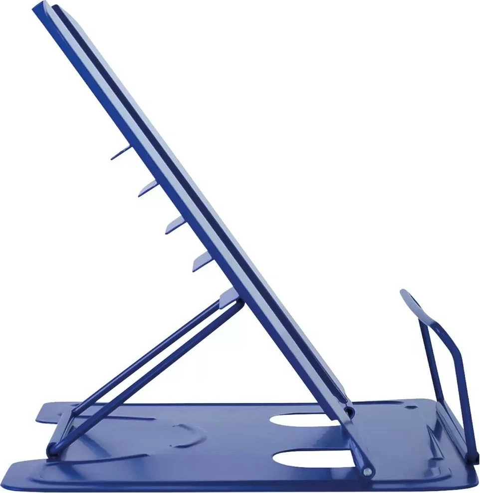 Stendë leximi HERMA 19962, metal, e kaltër, palosëse, rregullim pjerrësie