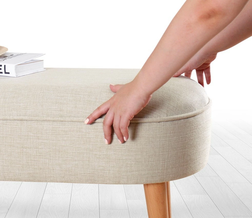Puf Atelier del Sofa, Lednok, krem