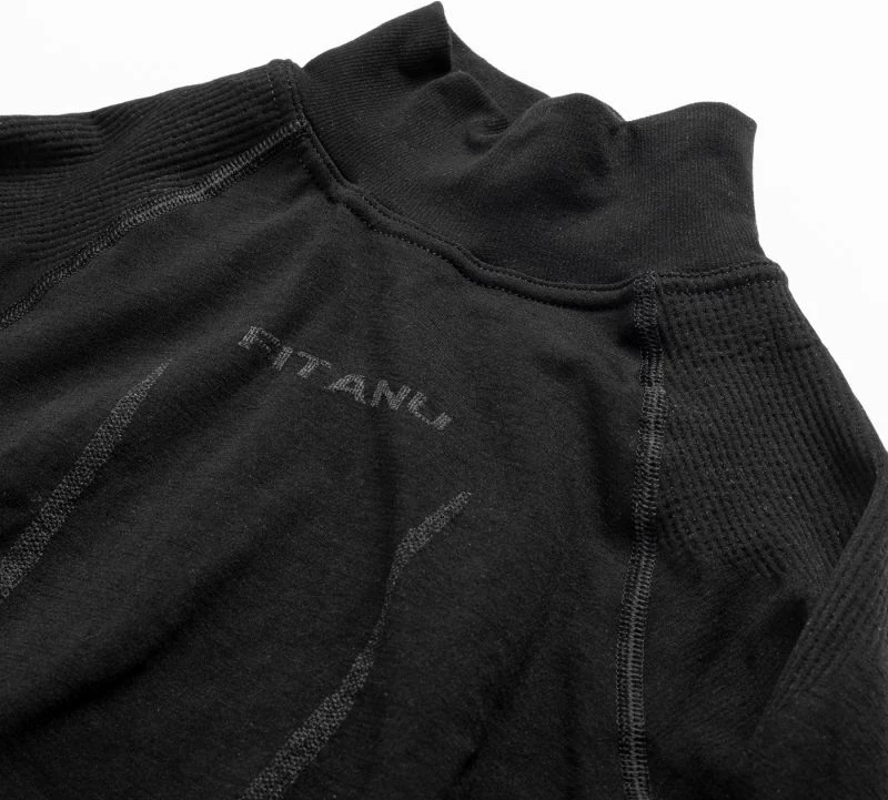 Maicë termoaktive për femra Fitanu, e zezë