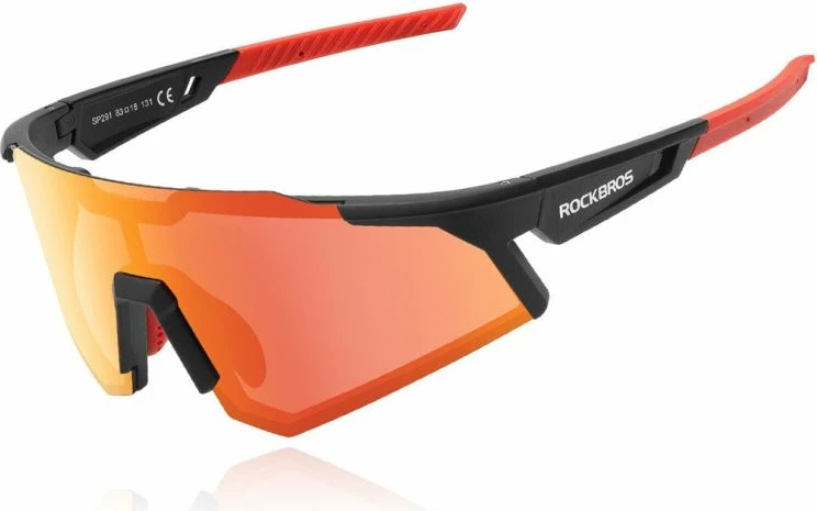 Syze sportive Rockbros për meshkuj, të zeza