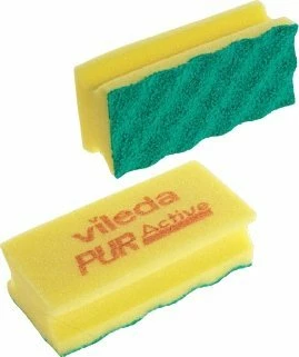 Sfungjer kuzhine me fërkim Vileda Professional Pur Active, 1 copë, e verdhë/jeshile