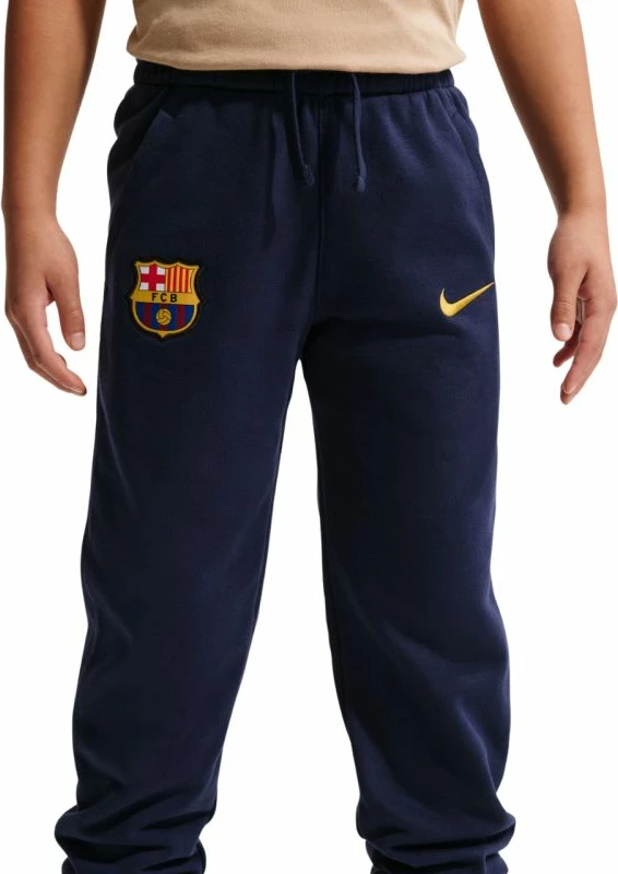 Pantallona sportive për fëmijë Nike FC Barcelona Club II3962 498, navy blue [Madhësia: XS]