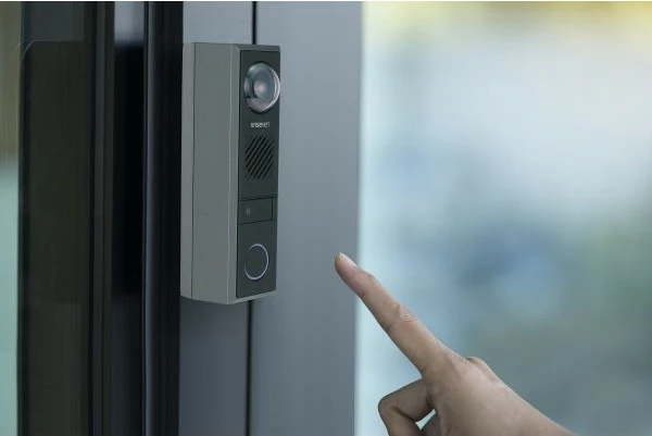 Interkom video Hanwha Wisenet TID-600R, Full HD, kënd i gjerë, PoE, e zezë