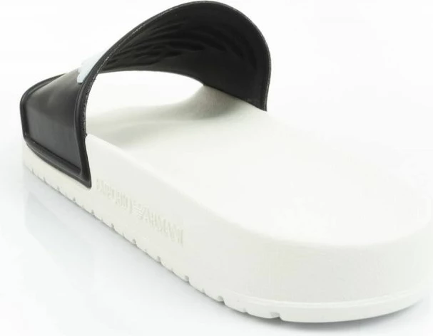 Flip-flopa për meshkuj Emporio Armani, të bardha dhe të zeza [Madhësia: 41]