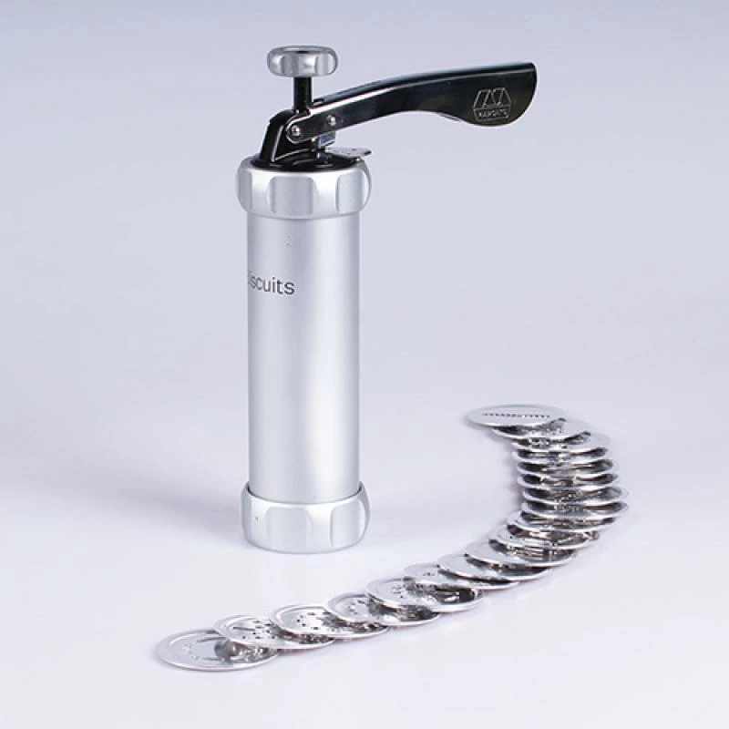 Makine biskotash, Marcato, Biscuits Machine Classic BI-CLS-ARG, manuale, dimensione 230x160x60 mm, argjendtë