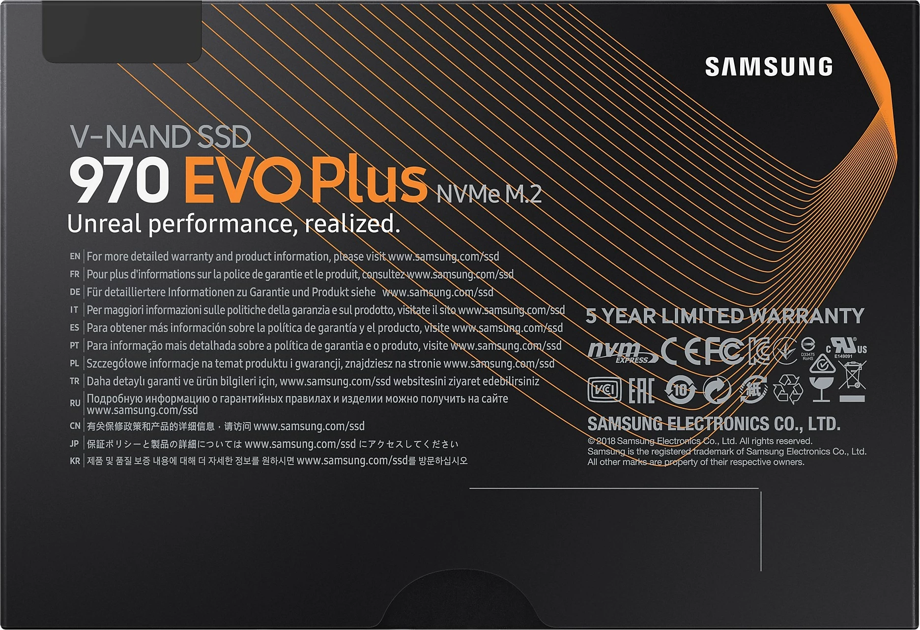 SSD Samsung 970 EVO Plus, 2 TB, M.2, 3500 MB/s