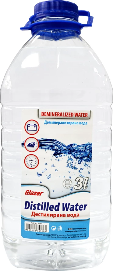 Ujë i destiluar Glazer, 3L
