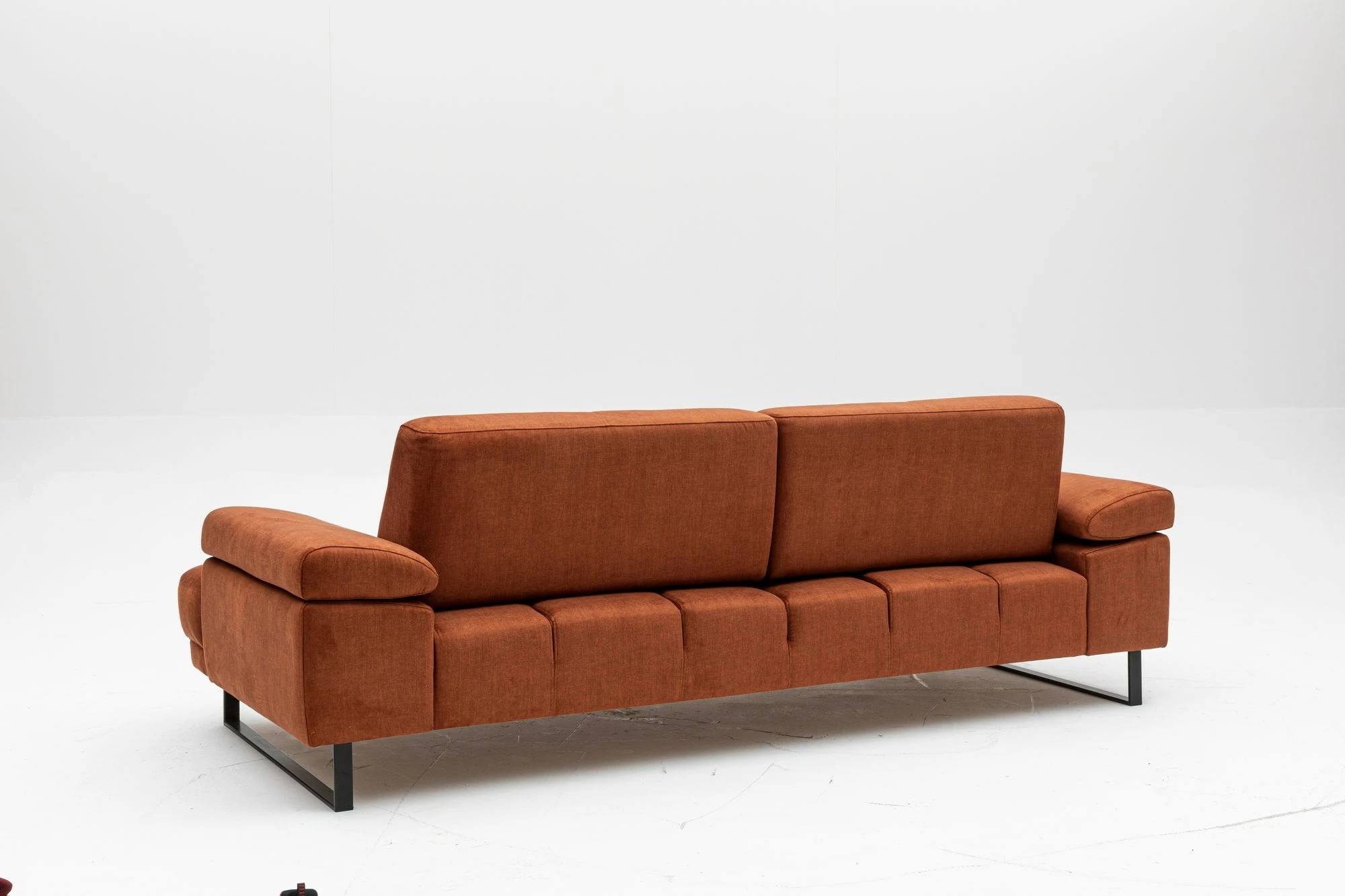 Divan-krevat 3 vendësh, ngjyrë portokalli, Atelier del Sofa, Mustang
