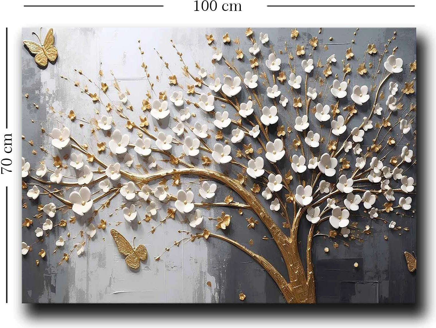 Pikturë dekorative në kanavacë, shumëngjyrëshe, Wallity, 70x100cm