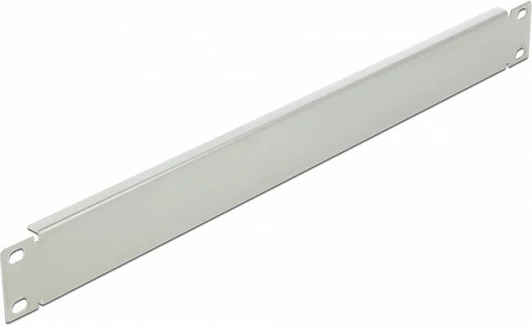 Panel i verbër DeLOCK 19" 1U për kabinet rrjeti, metal, gri