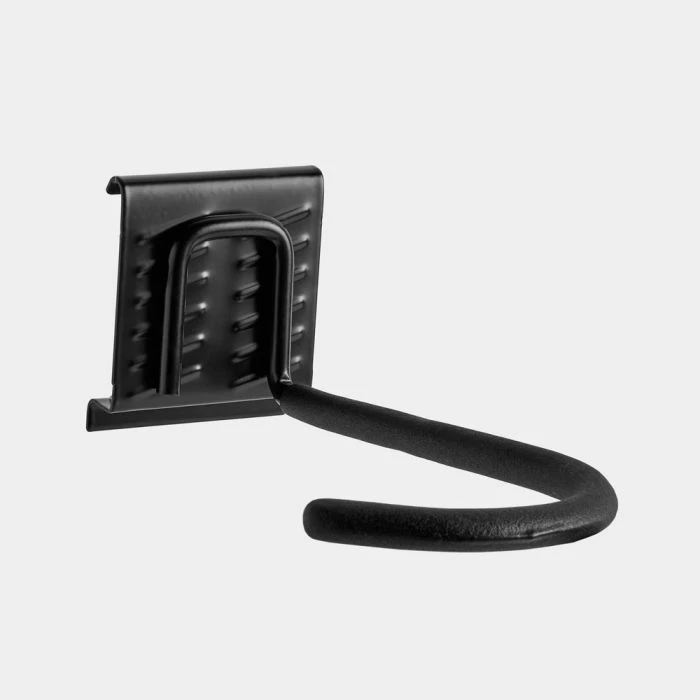 Set mbajtëse muri për biçikleta VONHAUS 3500257, për 3 biçikleta + 3 helmeta, e zezë, 9-copë