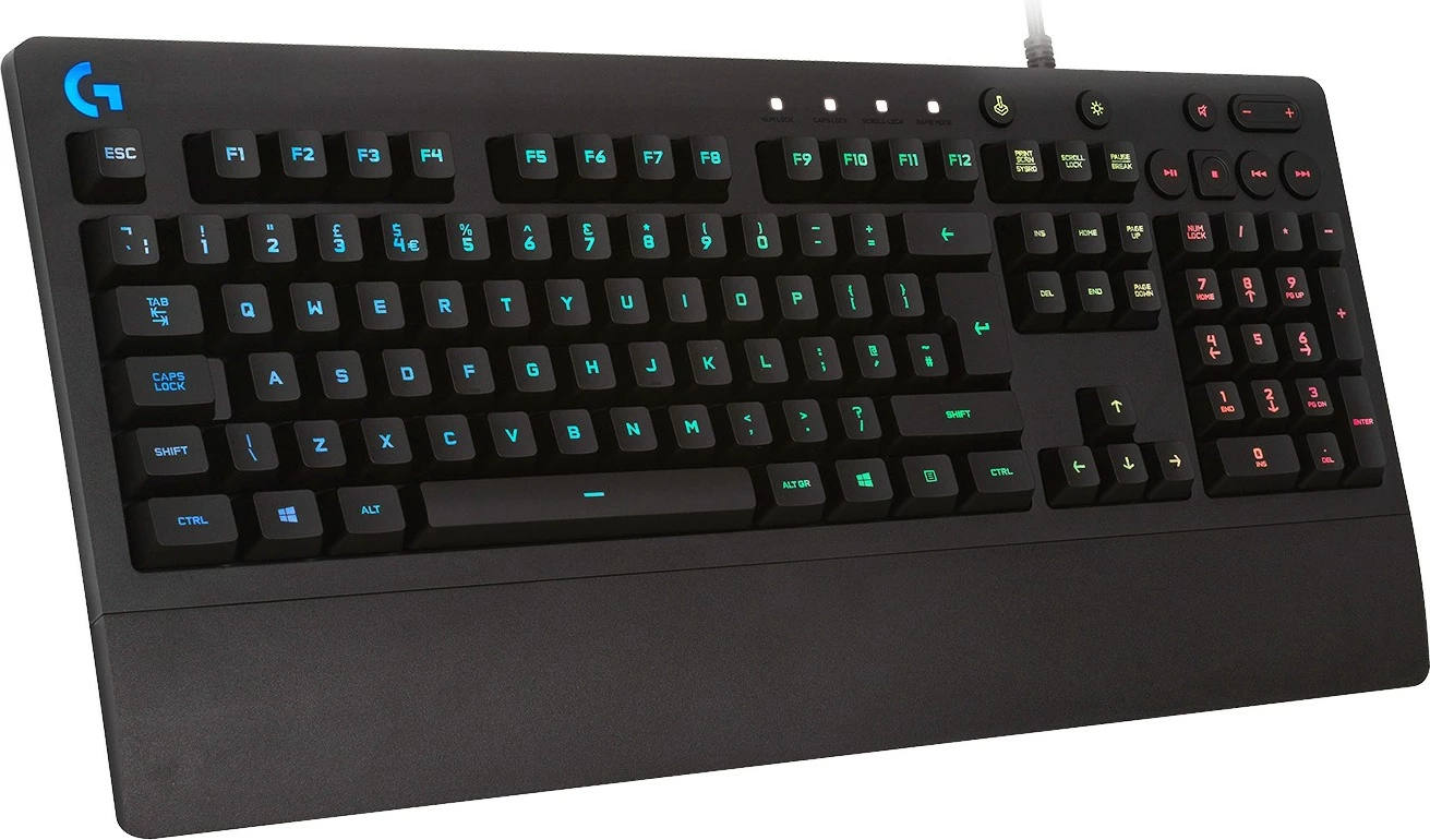 Tastierë gaming Logitech G G213 Prodigy, Full-size, Wired, USB, RGB LED, QWERTZ, E zezë