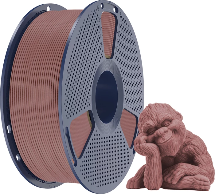 Filament për printer 3D Sunlu Wood Che, Wood/PLA me 15% pluhur druri, Cherry