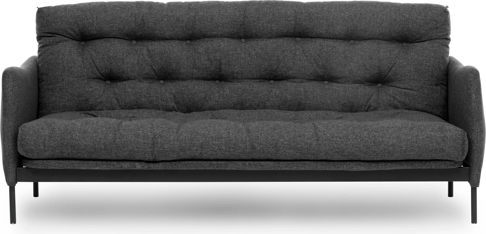 Divan-krevat 3 vendësh Atelier del Sofa, ngjyrë gri e errët