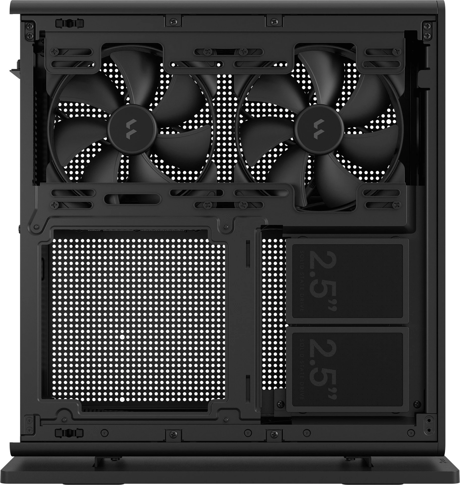 Kasë Fractal Design Ridge, Mini-ITX, SFF, e zezë