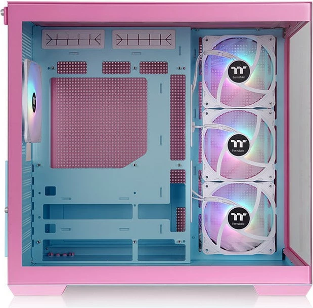 Kasë Thermaltake View 380 TG ARGB, Midi Tower, Bubble Pink