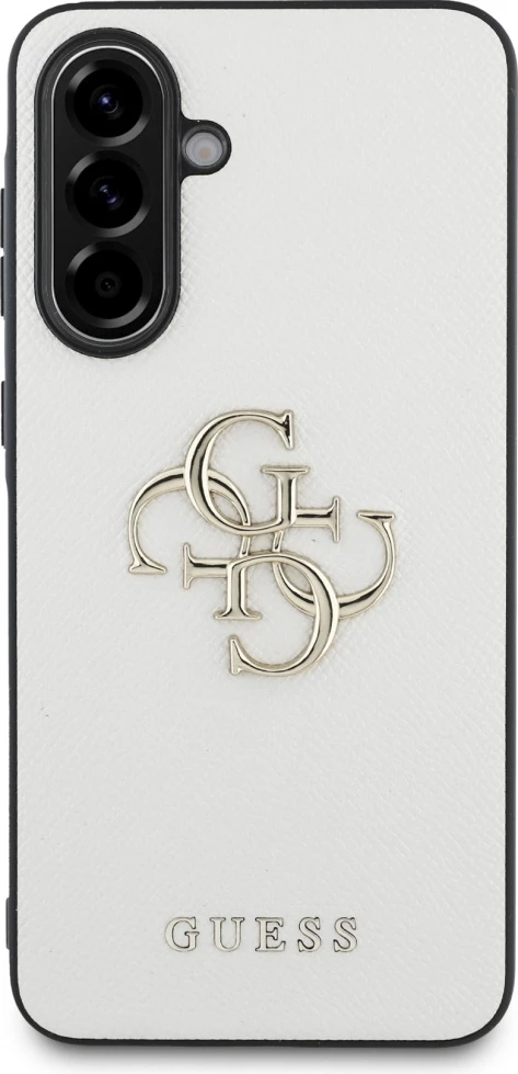 Mbështjellës Guess Grained Big 4G Logo Small Classic Logo për Samsung Galaxy A56, Bezhe