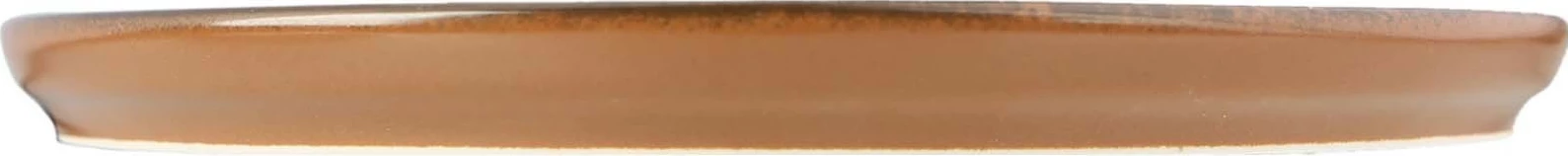 Pjatë e sheshtë me buzë të lartë Porland Lykke Ø270 mm, kafe, set 6 copë