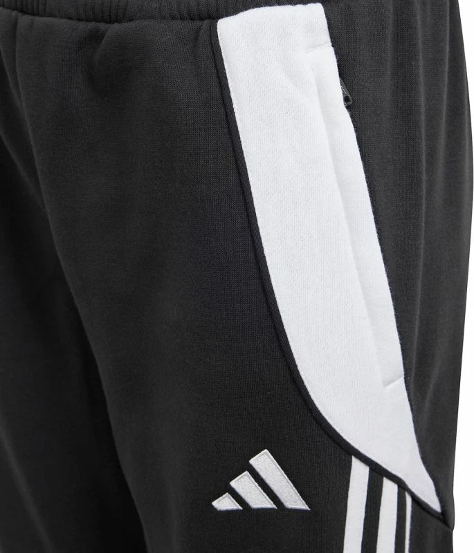Pantallona sportive për fëmijë adidas Tiro 24, të zeza