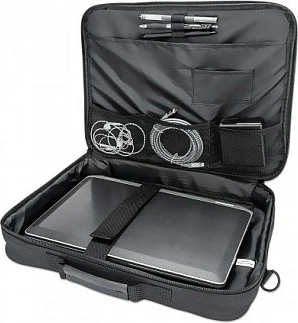 Çantë laptop MANHATTAN Cambridge Clamshell 15.6 inch, e zezë