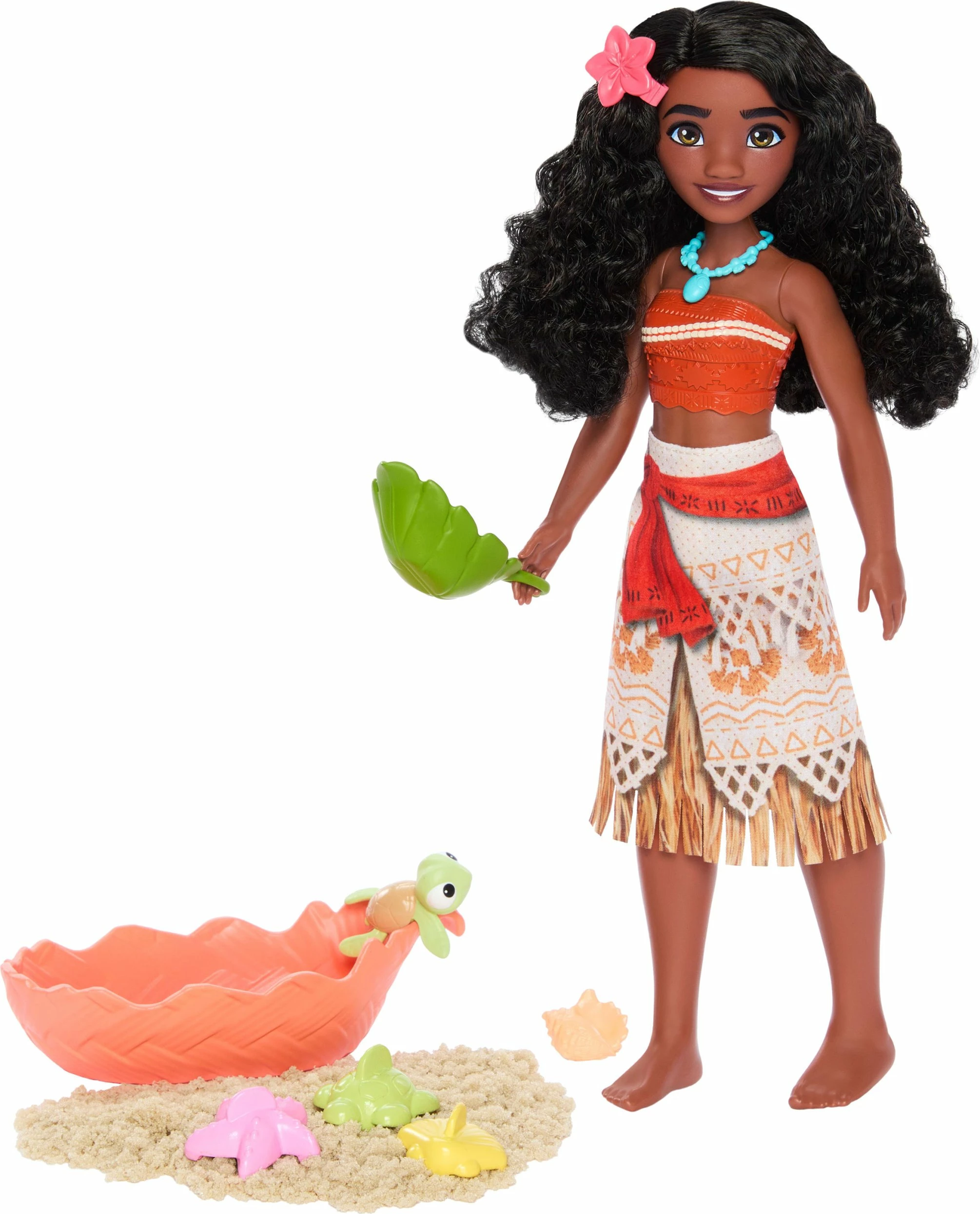 Kukull Mattel Disney Moana 2 Moana JFT12, set me rërë modeluese dhe aksesorë