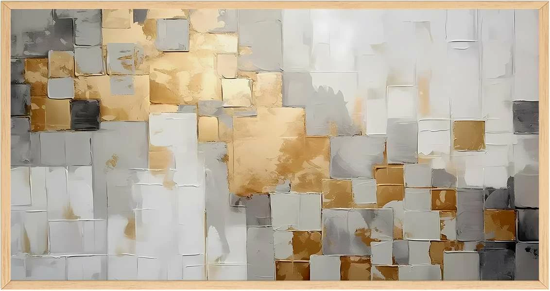 Pikturë dekorative me kornizë, shumëngjyrëshe, Wallity, Artsmdfyty17-3370, 33x70cm