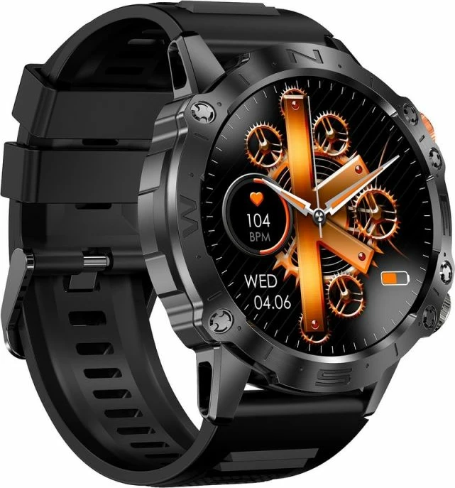 Smartwatch Gravity GT20-8, dy rripa, e zezë