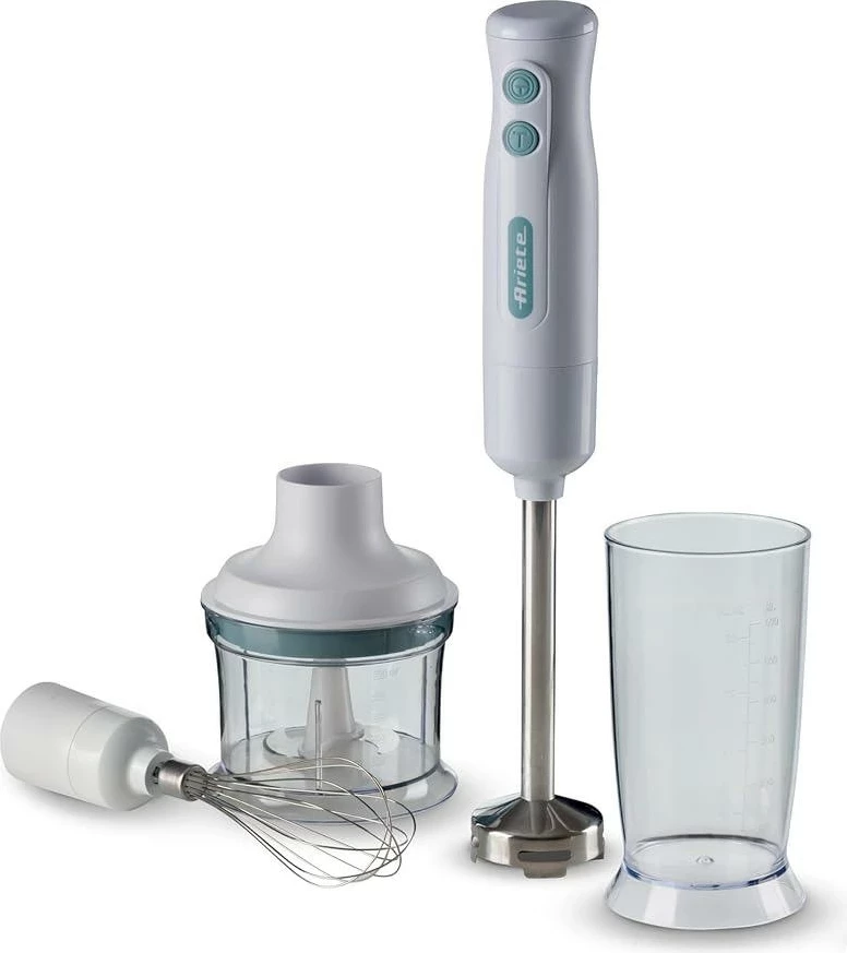 Frullator dore Ariete 601 me tritatutto, 700W, bardhë/celetë