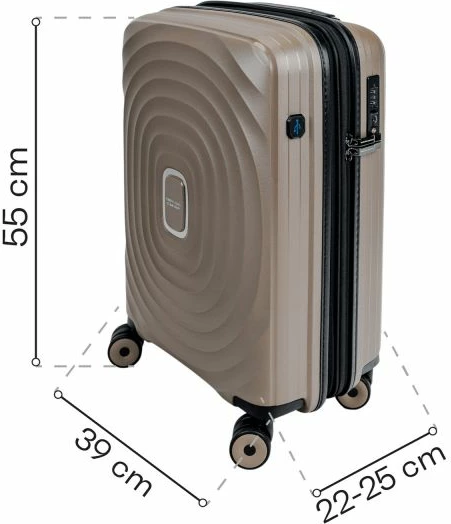 Valixhe dore Swissbags unisex, ngjyrë kafe