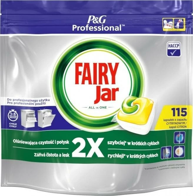 Kapsula për lavastovilje Fairy Jar All-in-One, 115 copë