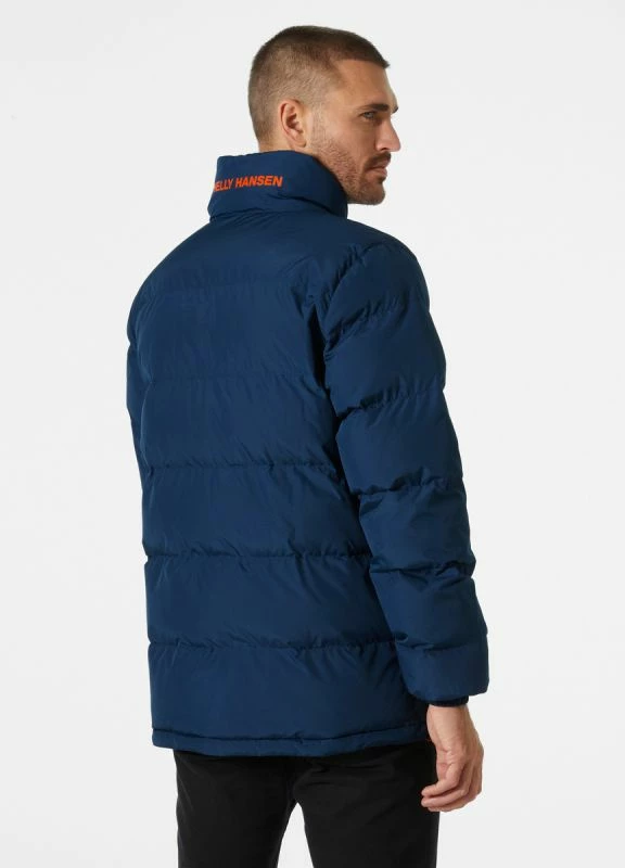 Jakne për meshkuj Helly Hansen YU 23 Revesible Puffer, ngjyrë vjollcë dhe blu marine [Madhësia: L]
