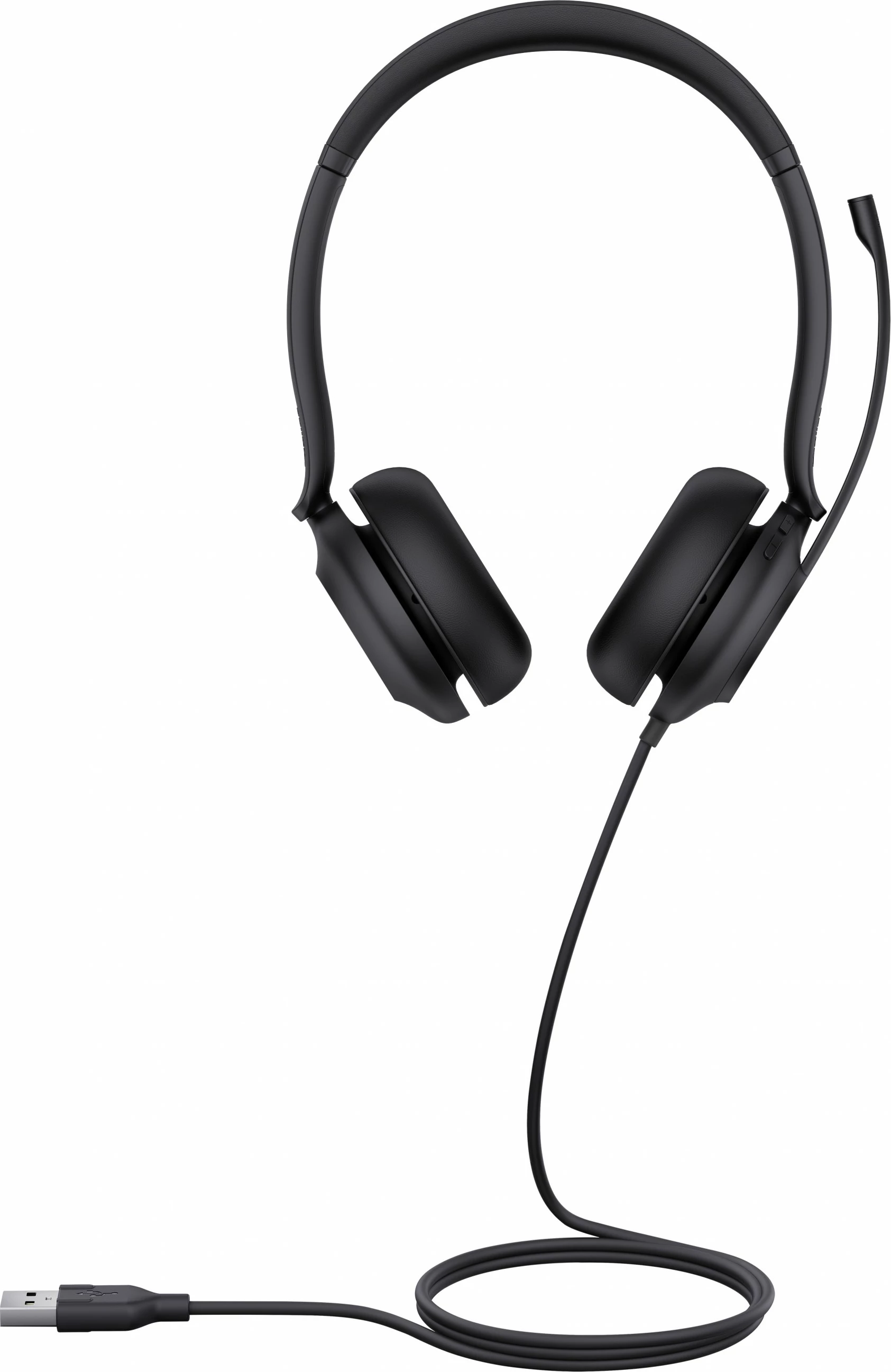 Kufje Yealink UH35 Dual Teams USB-A, me kabllo, për zyrë/qendër thirrjesh, 20 - 20000 Hz, 139.5 g, të zeza
