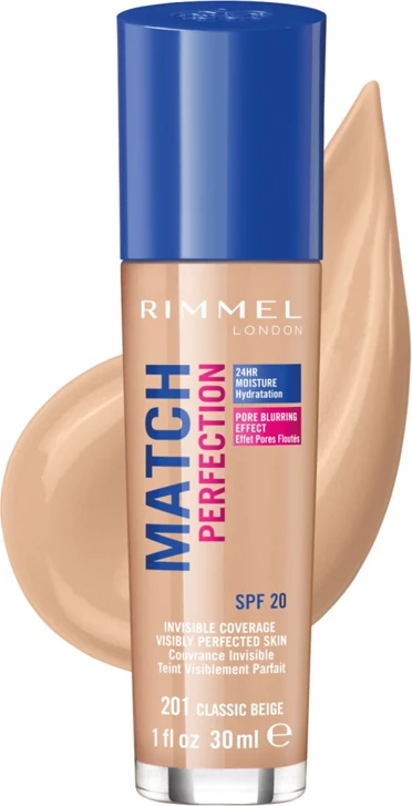 Rimmel Match Perfection Foundation 201 Classic Beige