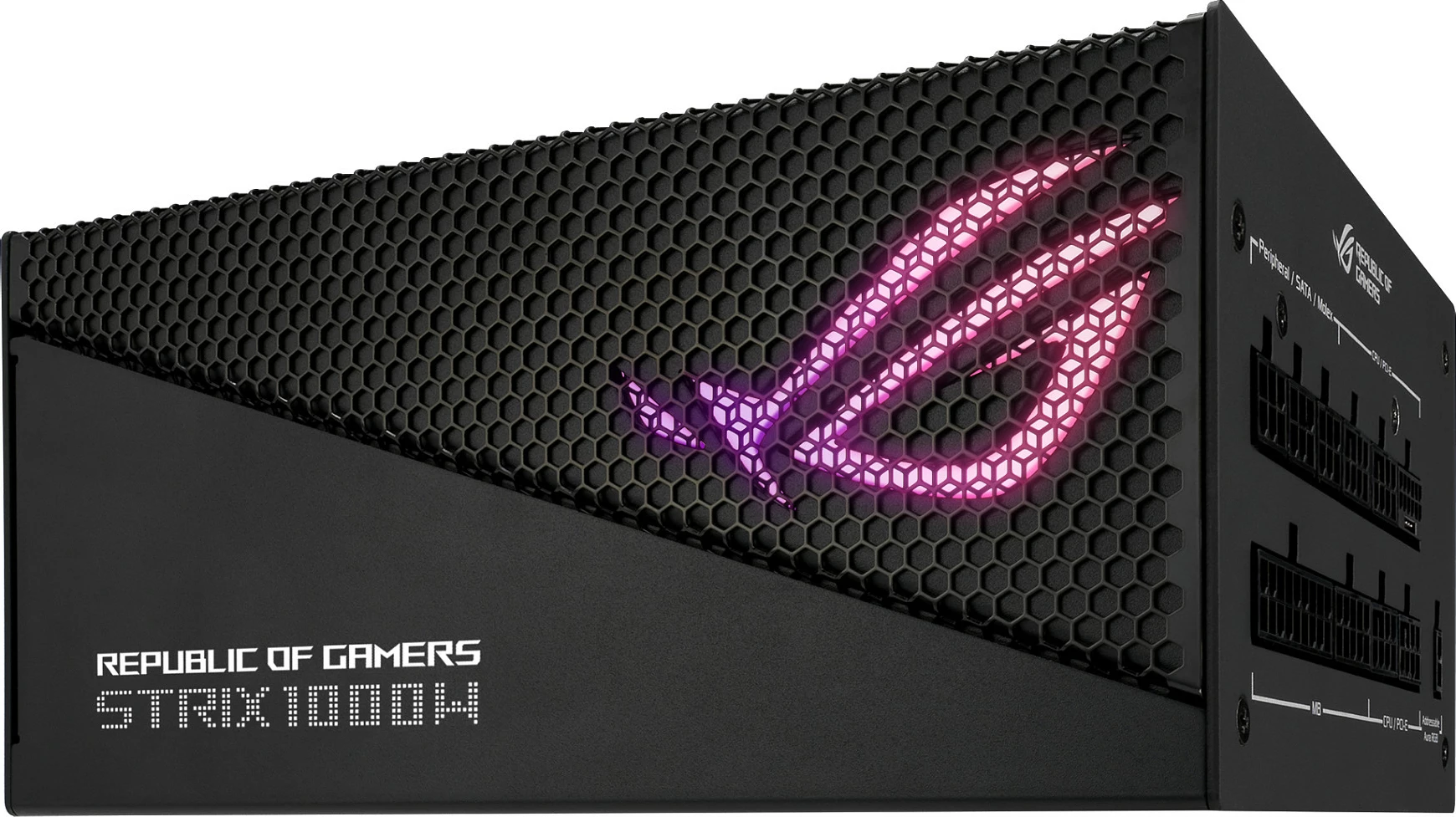 Furnizues rryme ASUS ROG STRIX 1000W Aura Edition, 80+ Gold, ATX 3.0, fully modular, i zi