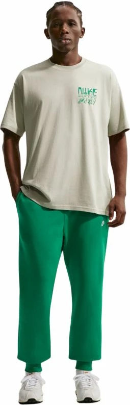 Pantallona sportive Nike Club BB Jogger meshkuj, të gjelbra [Madhësia: M]