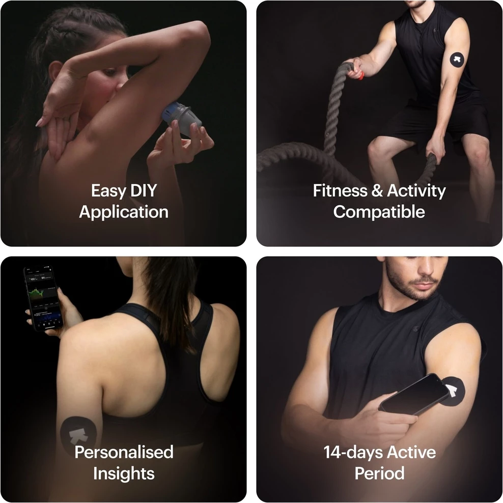 Ultrahuman M1 continuous glucose monitor - 1S (1 Single pack)