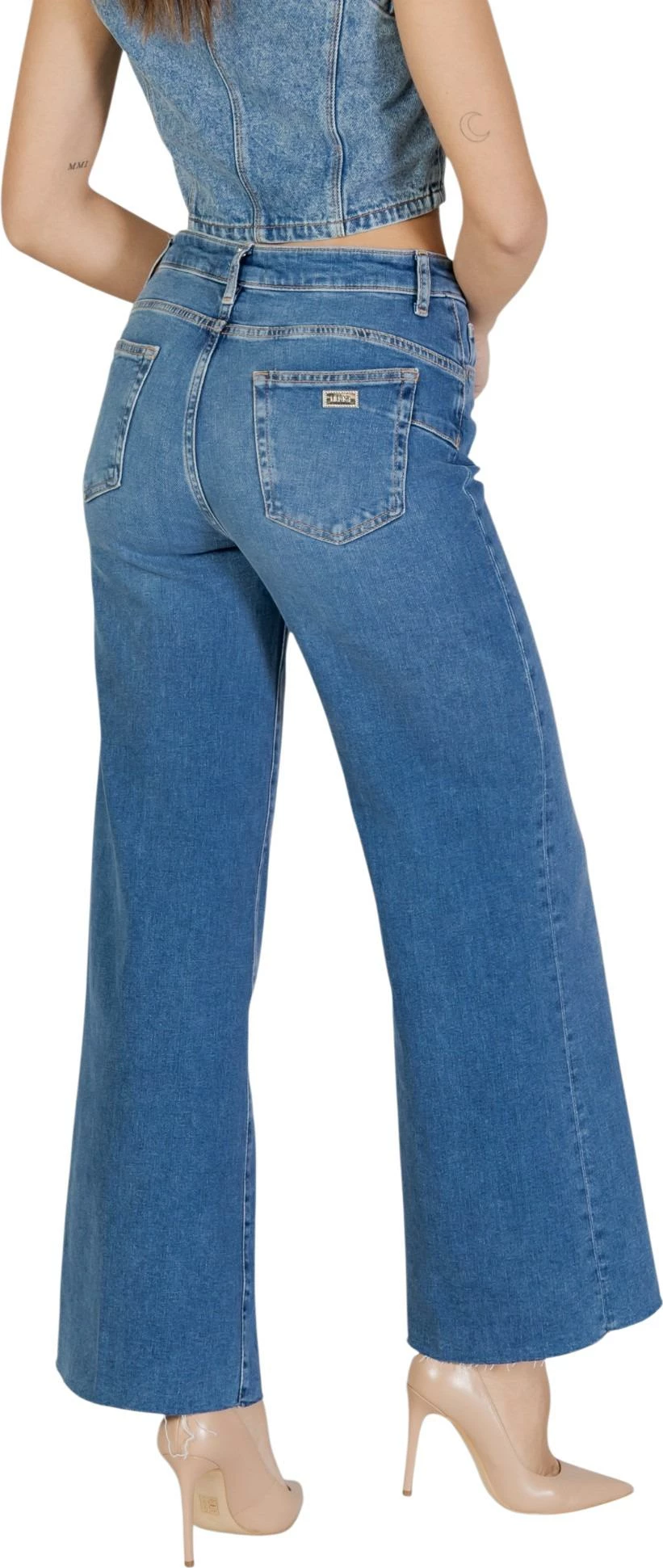 Xhinse për femra Liu Jo B.UP Flare H.W. UA6234 D0310, denim blu e errët [Madhësia: W32]