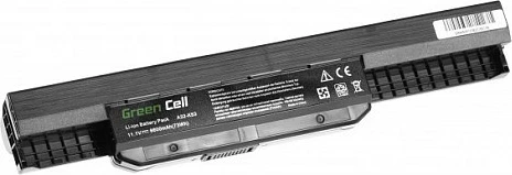 Bateri laptopi Green Cell A31-K53, 11.1V 5200mAh, e zezë