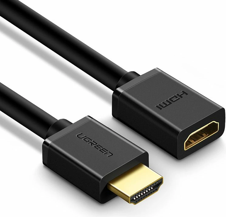 Kabllo HDMI Ugreen HD107 10140, 0.5m, 4K, E zezë