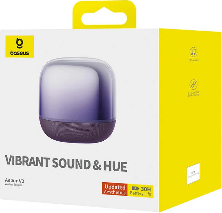 Altoparlant wireless Baseus AeQur V2, Bluetooth, 30h, 1800mAh, vjollcë
