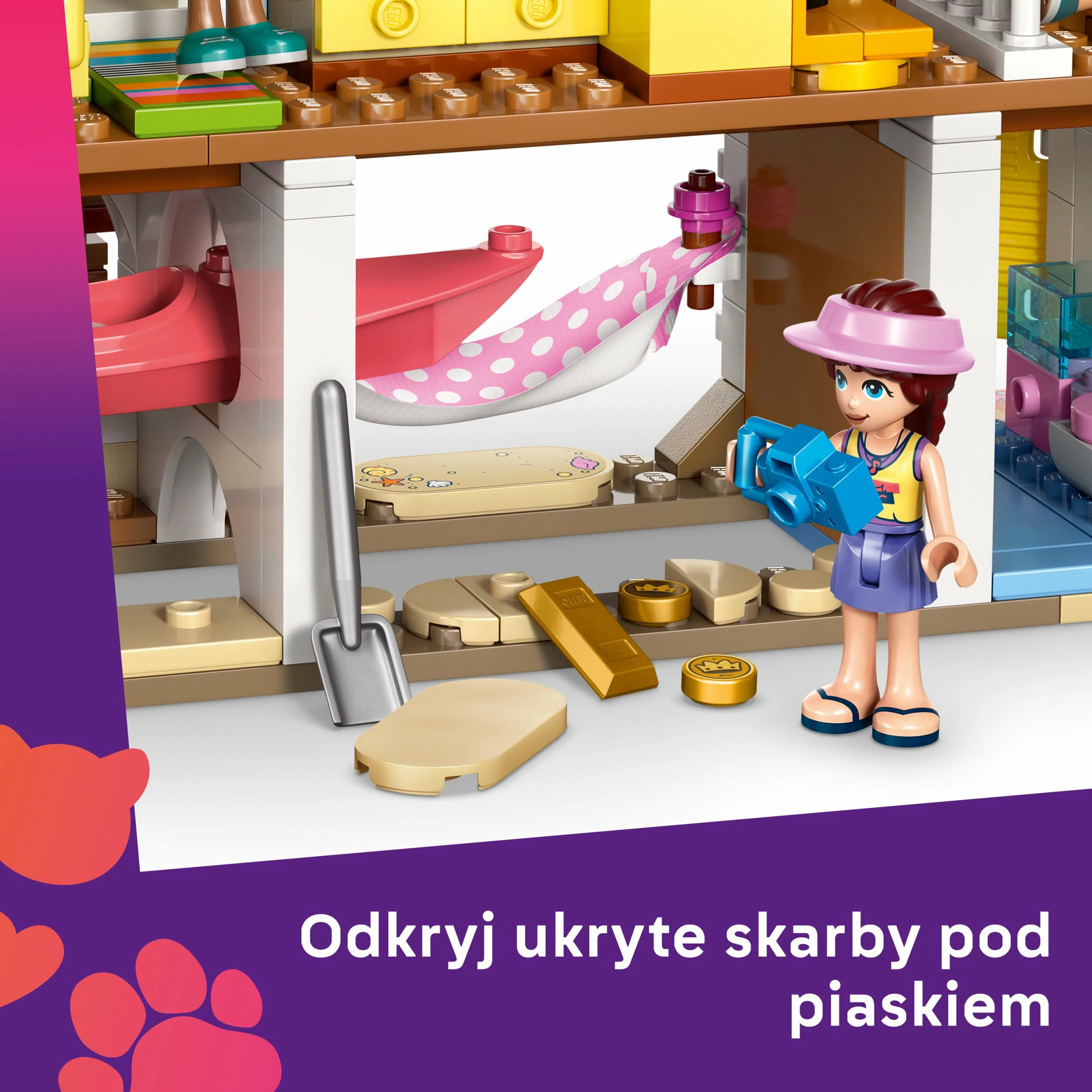 Set LEGO Friends Beach House with Seals 42699, 400 pjesë