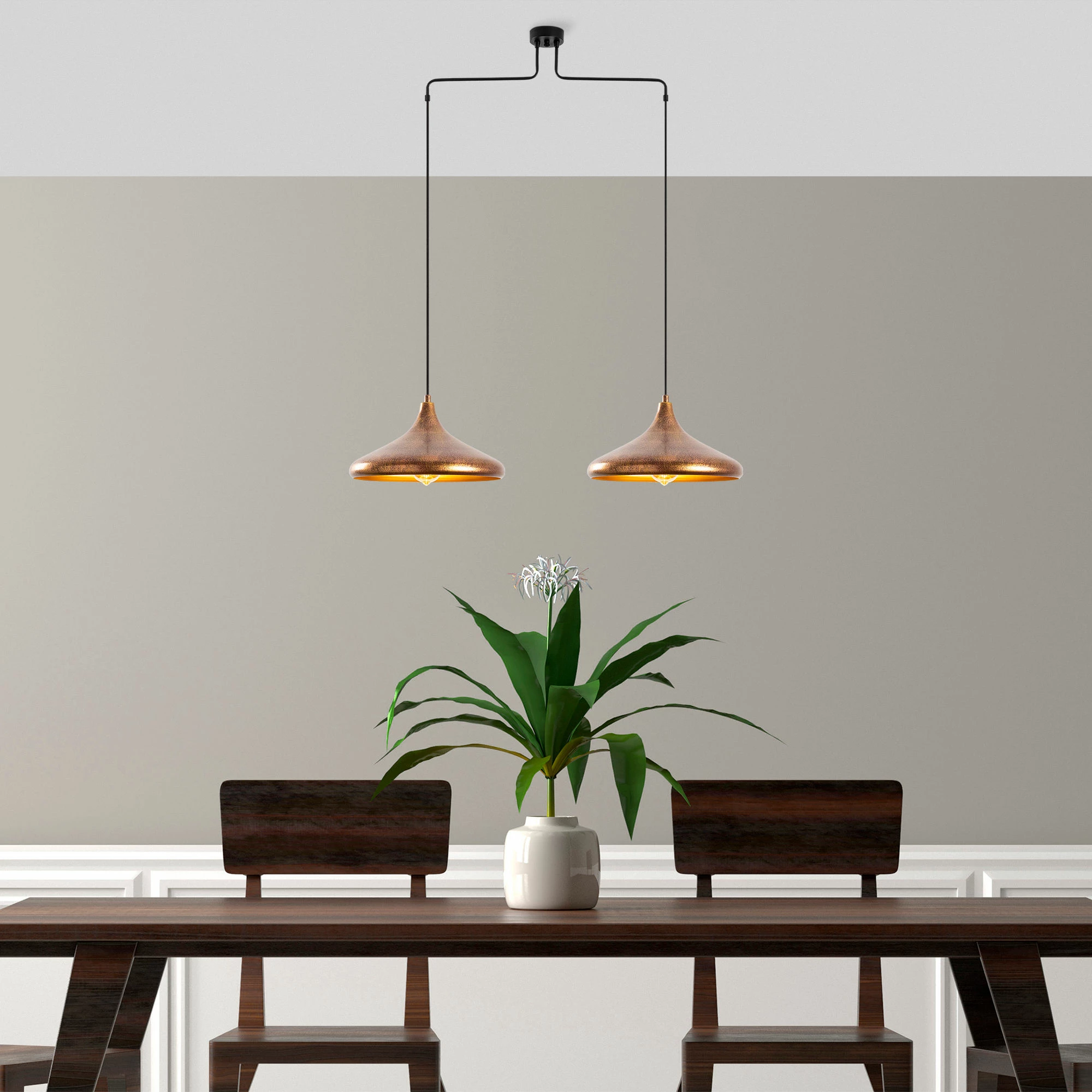 Llambë tavani Opviq, Barek, patinë, 100x35x132 cm
