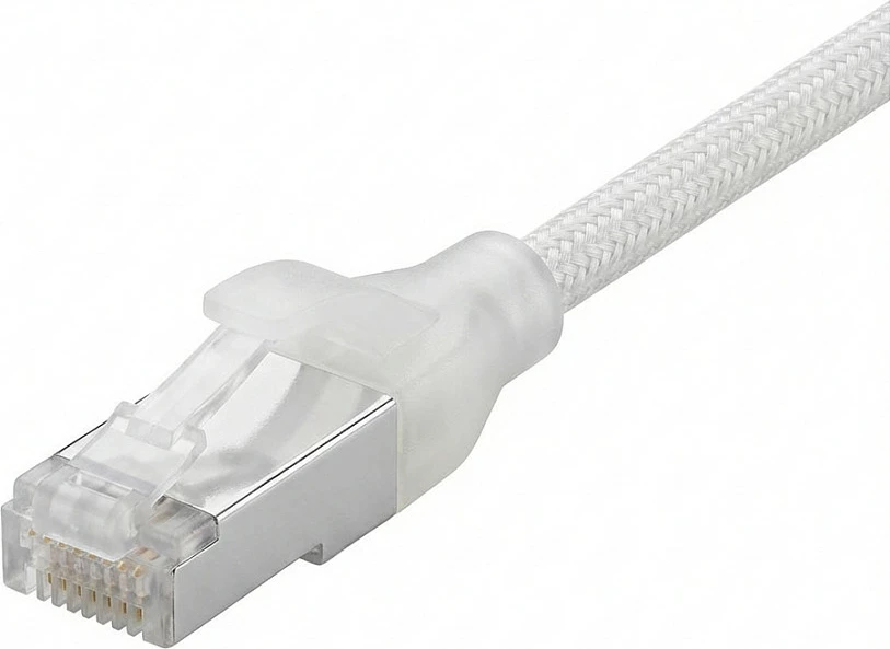 Kabllo rrjeti Ethernet Ubiquiti UACC-Cable-P-EL-C6A-0.15-W-24, Cat6A 0.15 m, e bardhë