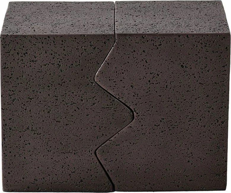 Set tavolinash anësore Abraco, 2 copë, ngjyrë moka, 60x30x46