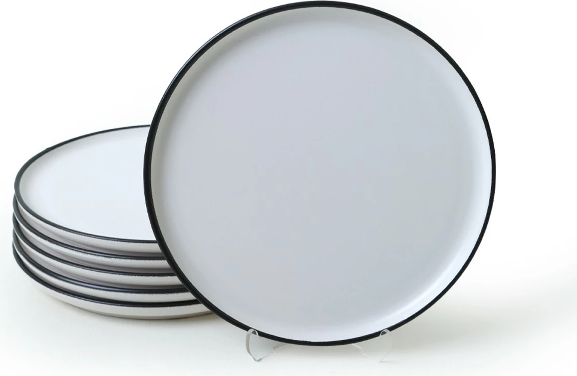 Set për shërbim torte (6 copë), Hermia Concept, X00019020, ngjyrë e bardhë mat