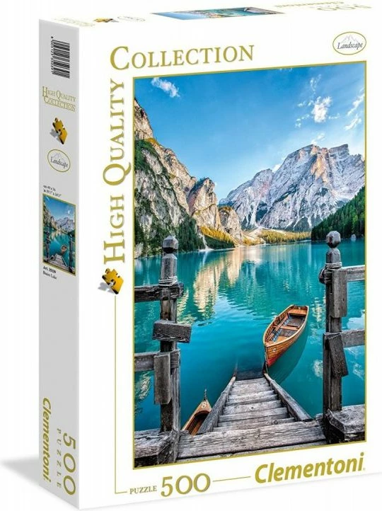 Puzzle Clementoni Lake Braies 500 copë (High Quality Collection)