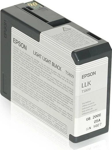 Toner Epson T580900, ngjyrë e zezë e lehtë, 80 ml