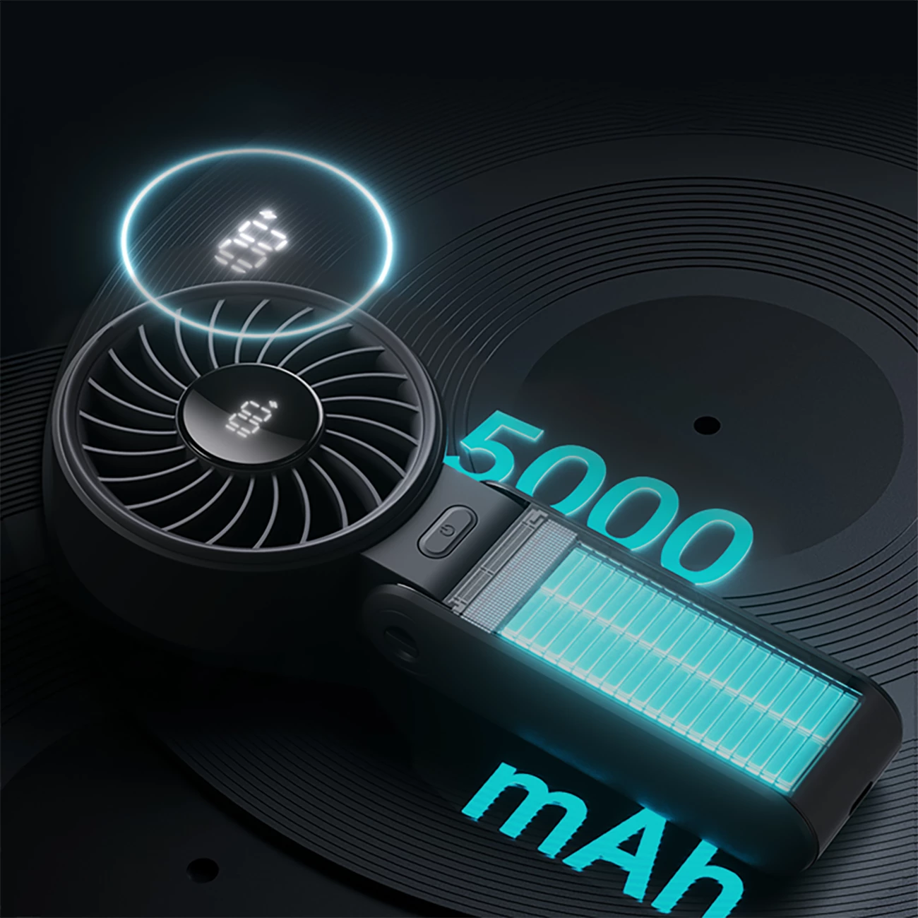 Ventilator dore Jisulife Life7, 5000mAh, USB-C, i zi