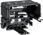 Dozë montimi Hager GLS5510, 1-fishe, polyamid, e zezë